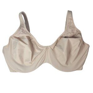 Bali Passion For Comfort Minimizer Bra Tan 40DDD Seamless Underwire 3385 VV385